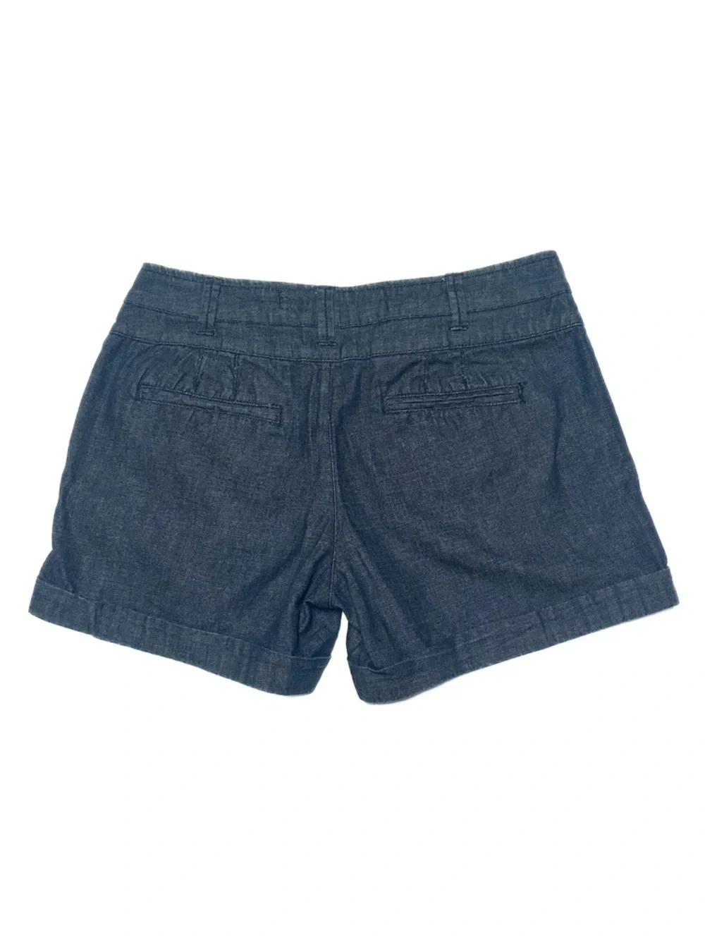 Anthropologie Daughters of the Liberation 100% Cotton Denim Trouser Midi Shorts - Picture 5 of 11